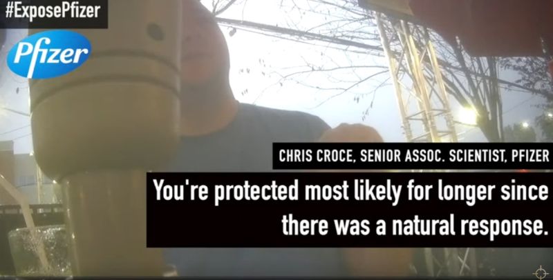 BREAKING NEWS 10.04.21 20:10 ET Part 4: Project Veritas Bombshell from Pfizer Scientist – Natural Immunity Better than Vaccination