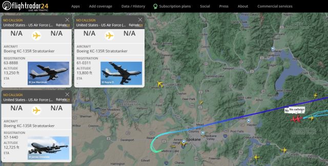 Why is the USAF Re-Positioning Stratotankers in the Pacific Northwest Tonight?